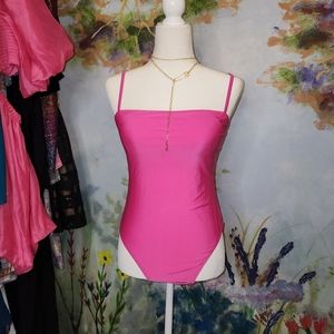 Relleciga Barbie Neon Rose Pink One Piece
